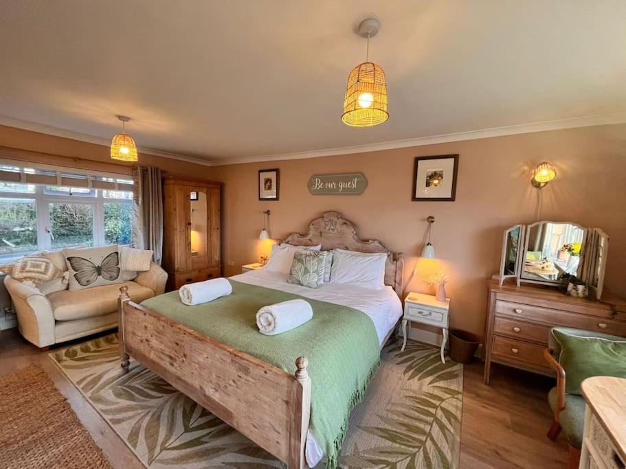 Blue Anchor House - Seaview, Hot Tub Apartments المظهر الخارجي الصورة